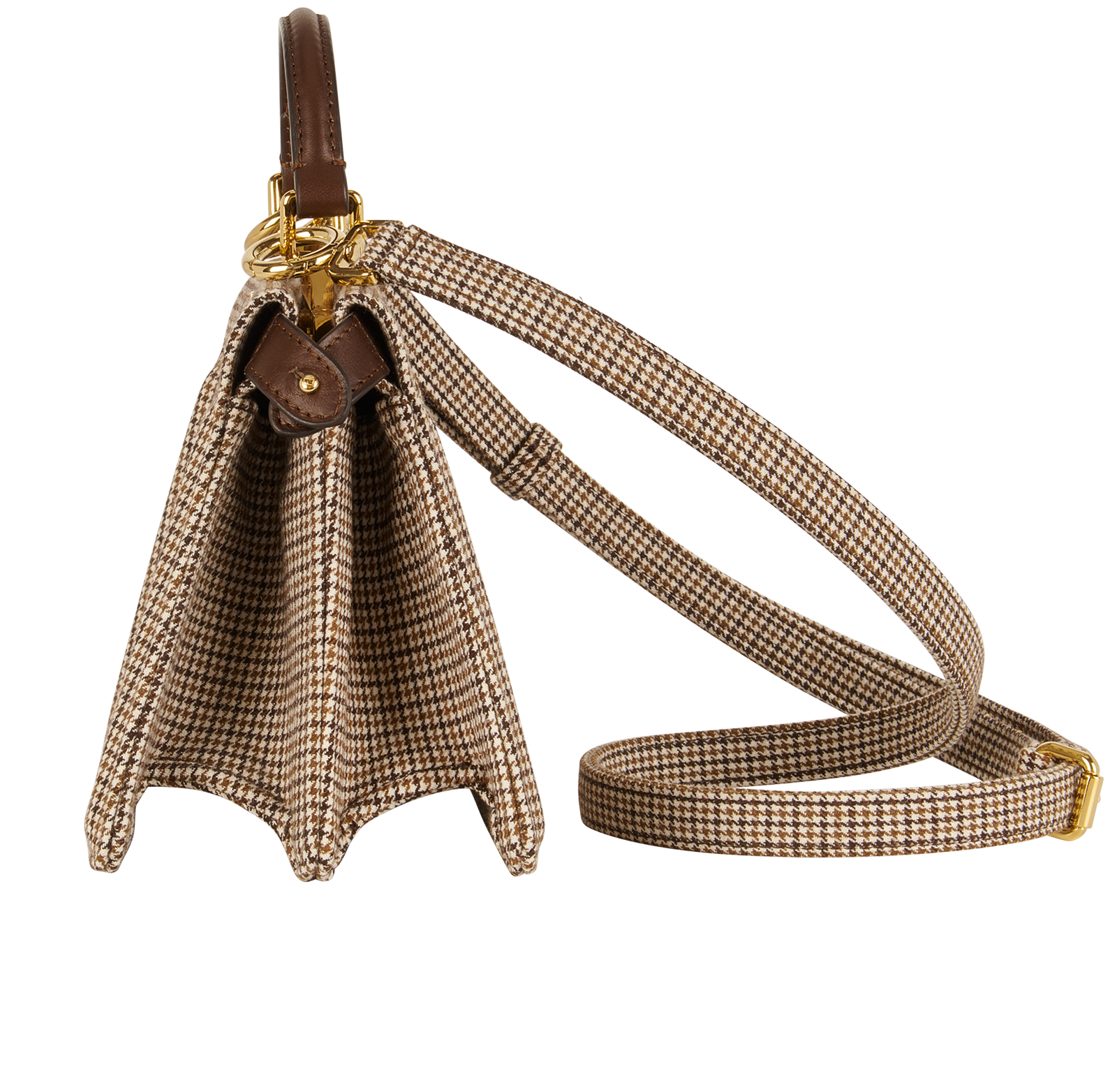 Mini ISeeU Peekaboo, &pound;1,400, Handbags, Brown, Wool, Side view